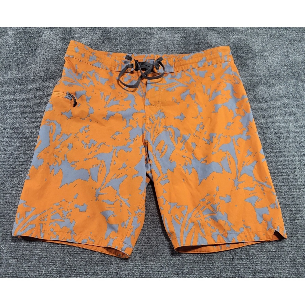 PrAna Fenton Boardshorts Men's Size 33 Faded Poppy Stretch